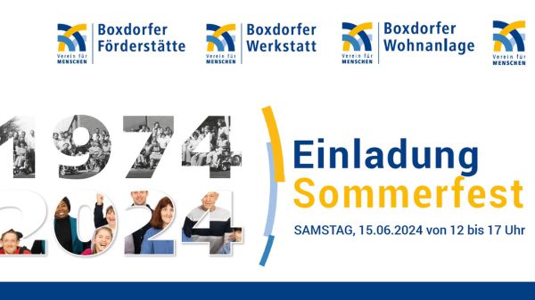 Besuchen Sie uns beim Sommerfest!