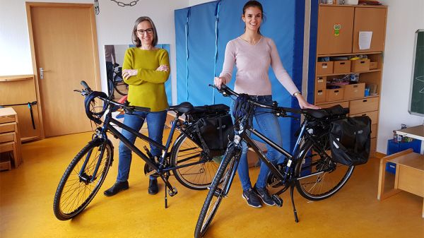 Herzlichen Dank: Bürgerstiftung der Stadt Nürnberg finanziert Dienst-Fahrräder