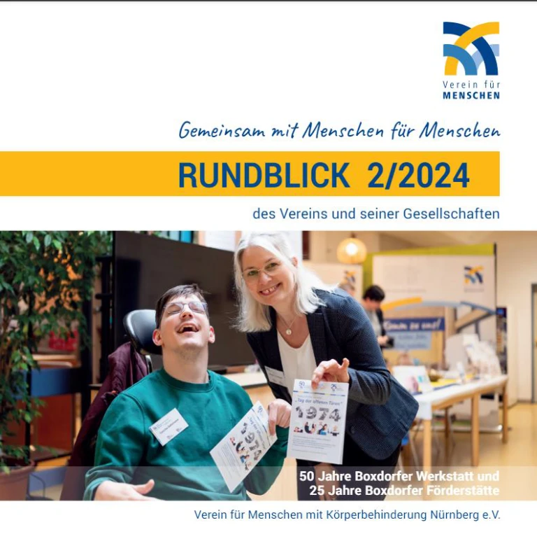 Titel der Ausgabe zum 50-jährigen Jubiläum der Boxdorfer Förderstätte Wekstatt und derm 25-jährigen Jubiläum